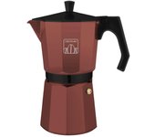 Cafetera Italiana Cecotec Cumbia Mokclassic 1200 Garnet de aluminio para 12 tazas, color granate