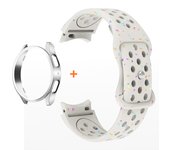 Soft Silicone Strap+Case for Samsung Galaxy Watch 7 6 5 4 40/44mm 5Pro45mm Sport Band for Galaxy Watch6 Classic 47/43mm Bracelet