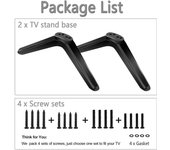 Soporte de base para televisor Roku, soporte de TV series 32, 40, 49, 50 y 55, adaptador de Tornillo, soporte TC