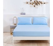 Sábana bajera ajustable Suave Cómoda y Transpirable,para colchón de 15-25 cm de Altura, 50%Poliester y 50% Algodon para cama 90/135/150.