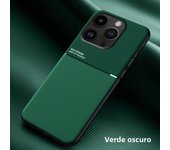 Luxury Leather Case For iPhone 16 Pro Max 15 14 Plus 13 Mini Built in Metal Plate Covers Support Car Holder Magnetic case