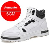 Elevator shoes for man height increase 8cm 2024 Luxury Brand sneaker Genuine Leather Men's Hidden Heels Casual Shoe Heights