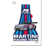 Martini Racing Metal Poster Plaque Metal Vintage Decor Retro Tin Sign Man Cave Decoration Bar Sign Garage Wall Decor Wall Art