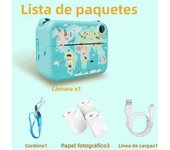 Digital Kids Instant Printing Camera Suitable for Photography Photos Children's Mini Thermal Printer Holiday Gift