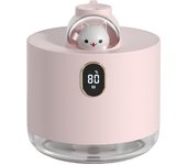 Humidificador de aire portátil para automóvil de 380 ml, atomizador ultrasónico con luz colorida, batería de 800 mAh, humidificador de aire inalámbrico USB, modelo recargable y enchufable (opcional)