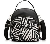 Mochila con estampado de moda para mujer, bolso cruzado de nailon de gran capacidad, multicapa, mochilas escolares, mochila de viaje impermeable
