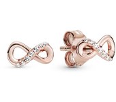 Pendientes Pandora Rose Infinito Brillante