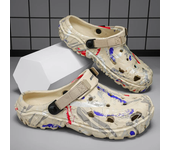 Plus Size 47 Summer Men Sandals Clogs Outdoor Garden Clogs Hole Shoes Male Casual Shoes Water Shoes Comfort Home Soft Slippers