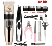Pet Electric Scissors Kit Cat Dog Hair Prune Machine Professional Shearing Tool Kit Animal Beauty Electric Clipper Trim Foot Hai