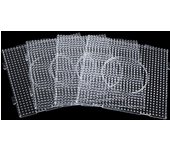 4pcs Hama Beads Pegboards 15cm Beads Template for Making Iron Bead Boards Creative Handmade Craft Toy Gift Pixel Puzzle Pegboard