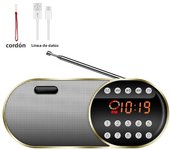 Multi-function FM radio plug-in card Walkman portable Bluetooth speaker U disk music player