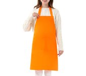 Solid Cooking Apron With Pocket Kitchen Chef Cleaning Restaurant Waitress Apron Keep The Clothes Clean Sleeveless Convenient