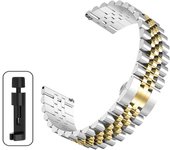 20mm 22mm Watch Band For Samsung Galaxy 3 2 Watch 4/5/6 Gear S2 S3 Stainless Steel Metal Watch Strap For Huawei Amazfit Garmin