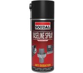 SOUDAL Vaselina en spray 400ML - Lubricante transparente y protector térmico, previene el desgaste, para bisagras, ventanas, tuercas, tornillos y más