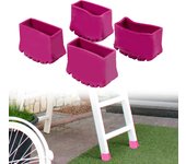 Ladder Feet Cover Leg Protector Cushion Covers Hardwood Step Extension Chair Table Pad Furniture Rubber Caps Pads Mat Floor