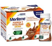 Nestlé Bebida Meritene Fuerza y Vitalidad Chocolate 6 Unid X 180 Ml