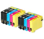 10x Epson 18XL T1811 T1812 T1813 T1814 Cartuchos de Tinta Compatibles para EPSON XP-102 XP-202 XP-205 XP-302 XP-305 XP-402 XP-405 XP-212 XP-215 XP-312 XP-30 XP-415 XP-322
