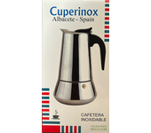 XHC BRICO  Cafetera de inducción - Con Filtro - Distintos tamaños - Acero Inoxidable  Marca Cuperinox