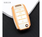 TPU Car Flip Key Cover Case Shell Fob For KIA Rio 3 K2 Ceed Cerato K3 K5 Sorento Sportage Soul K4 Picanto Optima Forte Stinger