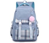 College Campus Schoolbag Femenina de la Escuela Mochila de la Escuela Bolsa Alivio de la Escuela de Niñas Bolsa de Hombro Junior Mochila Pura Color Puro Mochila