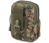 Riñonera táctica militar para colgar en la cintura, para deportes al aire libre, con cinturón táctico, monedero, para teléfono móvil de 5,6 pulgadas