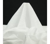 Almacenes Casa Angel TELA MUSELINA BLANCA DE ALGODÓN ORGÁNICO SERIE ANKAWA, ANCHO 130cm