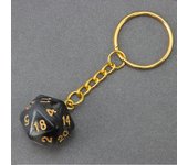 Galaxy D20 Dice Keychain Fashion Keyring Ornament Key Chain Pendant Men Kids Toys Gifts