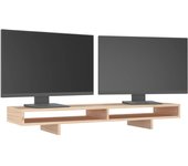 vidaXL Soporte para Monitor Elevador Oficina Color Marrón miel,  Natural,  Blanco y mas