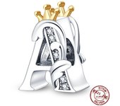 New in 26 A-Z Alphabet Beads 925 Sterling Silver Letter Charm Fits Original Pandora Charms Bracelet Silver Jewelry For Women