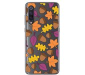 Tumundosmartphone Funda Gel Transparente para Xiaomi Mi 9 diseño Otoño Dibujos