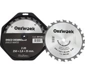 Disco Z-20 Orework para Desbrozador Gasolina - 250x2,8x20 Mm Widia Profesional