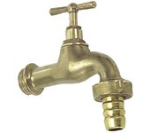 SANCO STORE - SATURNIA Grifo Curvo Latón Pulido Con Racord 3/4"