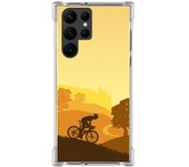 Funda Silicona Antigolpes para Samsung Galaxy S22 Ultra 5G diseño Ciclista Dibujos