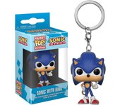Llavero Pocket POP Sonic with RingFigura  Coleccionable - Idea de Regalo- Mercancia Oficial - Juguetes para Niños y Adultos - Movies Fans - Muñeco para Coleccionistas y Exposición