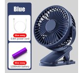 Mini Ventilador de Clip de mano USB portátil, conveniente y Ultra silencioso, eléctrico, recargable, lindo Ventilador de refrigeración pequeño para estudiantes