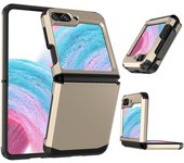 For Samsung Z Flip 6 Armor Case Luxury Heavy Duty PC TPU Elastic Strap Hinge Cover for Samsung Galaxy Z Flip 3 4 5 6 ZFlip 5 6