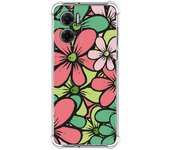 Tumundosmartphone Funda Silicona Antigolpes Xiaomi Redmi 10 5G Flores 02 Personalizada