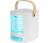 Enfriador de Aire portátil-Mini aire acondicionado/ventilador/humidificador personal Móvil 4 en 1 with Luces LED multicolor - Ventilador de enfriamiento de aire de 3 velldades