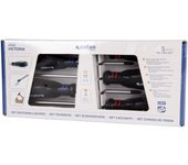 Juegos variados de 5 y 7 destornilladores planos, phillips y torx COFAN