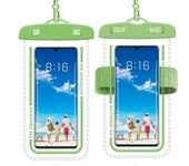 Waterproof Phone Pouch,Waterproof Phone Case for iPhone 16 15 14 13 Pro Max Plus,1pcs with Lanyard,1pcs with Armband