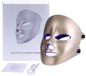 Instrumento de belleza Led recargable, máscara de fotones para rejuvenecimiento de la piel, antiarrugas y acné, 7 colores