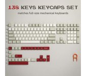 189 PBT Double-Shot Black Grey ISA Profile Keycaps Key Cap For MX Switches Womier Gk61 Anne Pro 2 Nical Gaming Keyboard