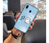 Back Cover Shockproof Phone Case For Samsung Galaxy A30/A20/M10s Anti-dust Dirt-resistant Cell Phone Sleeve Silicone TPU