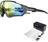 Gafas de Ciclismo Polarizadas con 1 Lente O 5 Lentes Intercambiables TR90 Gafas de Sol Deportivas Mujeres Hombres K9408