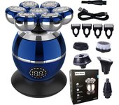 Electric Shaver 7D Floating Cutter Head Base Charging Portable Men Beard Trimmer Clipper Rechargeable Bald Head Electric Razor