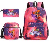 Poppy 3 Smiling Critters School Bag Catnap Backpack Pencil Case Shoulder Bag Three-piece Set