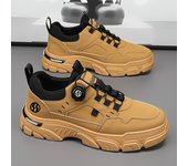 Otoño e invierno nuevos hombres zapatos deportivos al aire libre botas de montaña de hebilla rotativa zapatos de trabajo