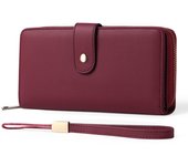 Cartera larga de mujer Cartera multifuncional de mujer clutch