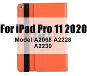 Case Ipad Pro 11 2018 A1980 A2013 A1934 360 Rotating Folio Stand Smart Leather Funda Cover For iPad pro 11" 2021 Protective