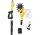 Cordless Ground Hoe, Mini Ground Hoe, Motor Hoe, Small Tiller, Garden Tiller, Adjustable Handle, Garden Hoe, Wireless Cultivator